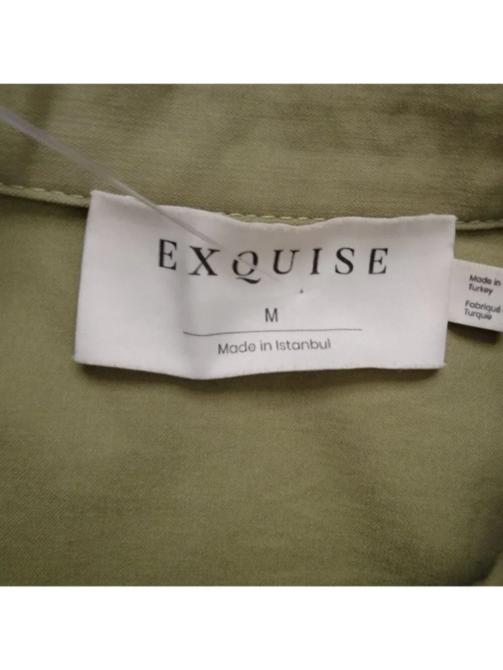 Anthropologie Tobie Shirt Dress Green Vintage Charming Contemporary Womens M - Picture 7 of 7